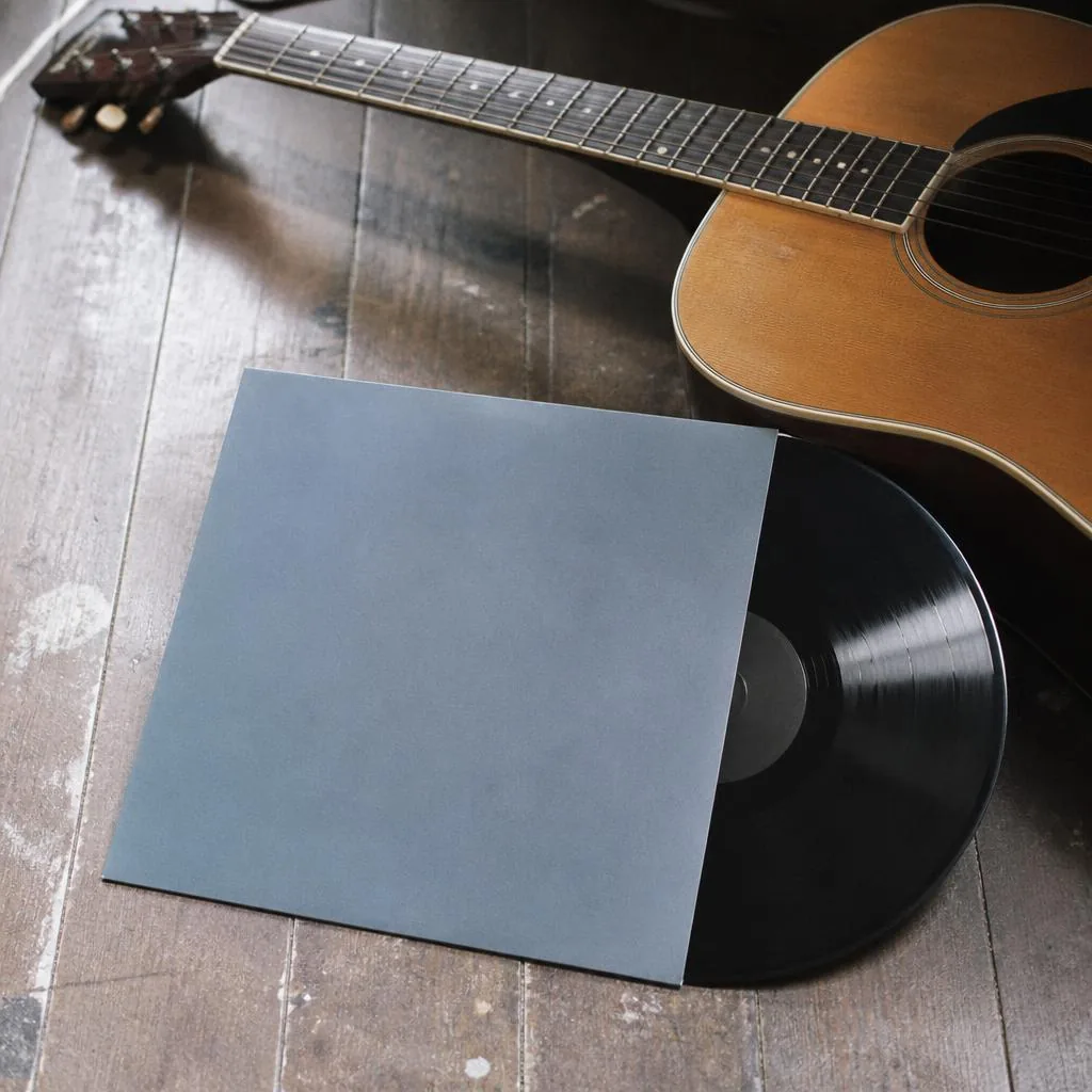 Abstract album artwork of a wave dissolving into sound